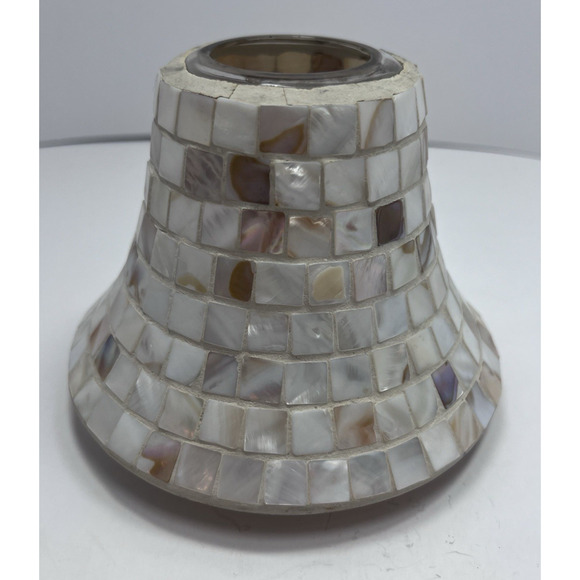 Yankee Candle Mother of Pearl Iridescent Mosaci Tile Candle Shade - Picture 3 of 8